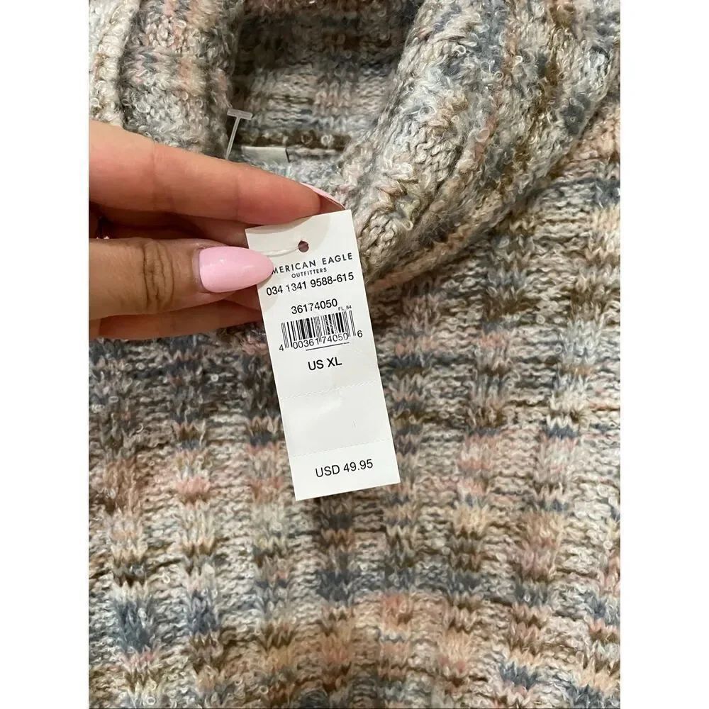 American Eagle Pullover Cowl Neck Sweater Size XL - Picture 2 of 5